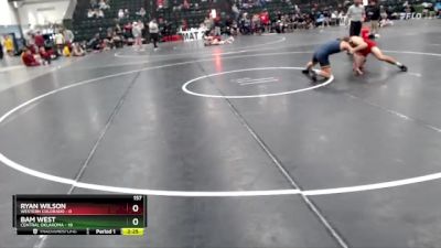 157 lbs Finals (2 Team) - Bam West, Central Oklahoma vs Ryan Wilson, Western Colorado