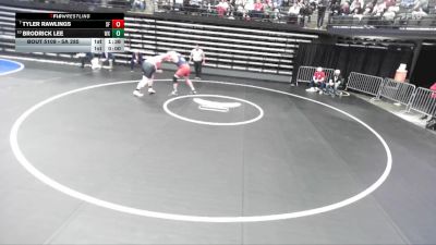 5A 285 lbs Champ. Round 1 - Tyler Rawlings, Spanish Fork vs Brodrick Lee, Woods Cross