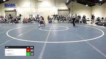 144 lbs Quarterfinal - Coleton Hill, Parkersburg South vs Garrett Kohel, Musselman