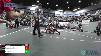 61 lbs Final - Charles (CJ) Langland, Noble Takedown Club vs Riott Gates, Elgin