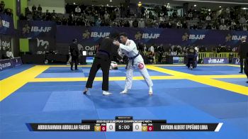Kayron Albert Epifânio Lima vs Abdulrahman Abdullah Fakeeh 2026 European Jiu-Jitsu IBJJF Championship