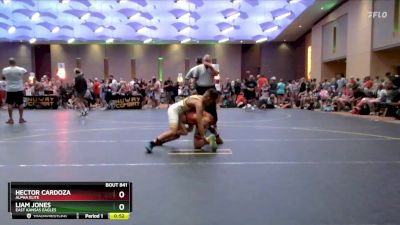 92 lbs Cons. Semi - Hector Cardoza, Alpha Elite vs Liam Jones, East Kansas Eagles