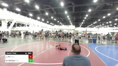 43 lbs Quarterfinal - Josiah Piz, Team Coalinga vs Mulcahy McPeck, Matsu Matmen