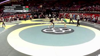 G-110 lbs Cons. Round 1 - Natalie Wise, G-Cloverleaf vs Scout Phillips, G-Mechanicsburg