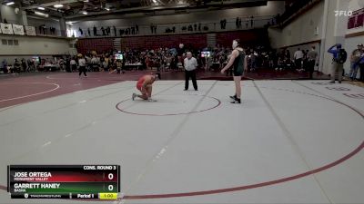 165 lbs Cons. Round 3 - Jose Ortega, Monument Valley vs Garrett Haney, Basha