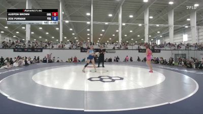 135 lbs Auston Brown, Ohio Blue vs Zoe Furman, Pennsylvania Blue