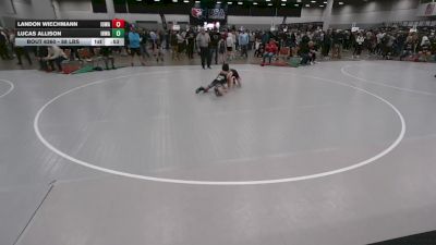 88 lbs Cons. Rd Of 32 - Lucas Allison, Iron Hawk Wrestling Academy vs Landon Wiechmann, Iowa