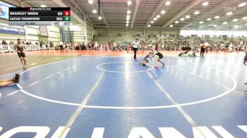 75 lbs Rr Rnd 1 - Brantley Green, Revival Orange vs Lucas Thompson, Broad Axe White