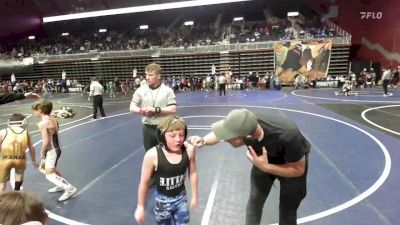 62 lbs Consi Of 8 #2 - Keaton DuCharme, Baker WC vs Murdock Pattison, Glasgow WC