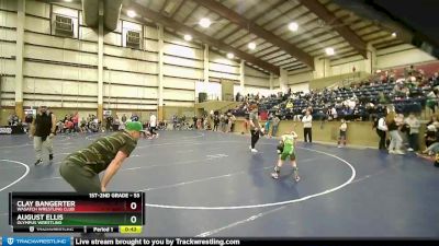 53 lbs Semifinal - August Ellis, Olympus Wrestling vs Clay Bangerter, Wasatch Wrestling Club