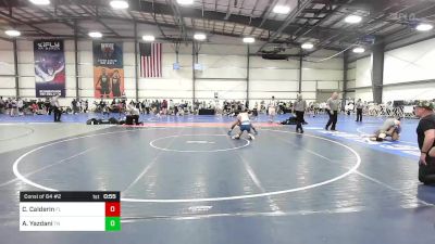 132 lbs Consi Of 64 #2 - Cesar Calderin, FL vs Arash Yazdani, TN