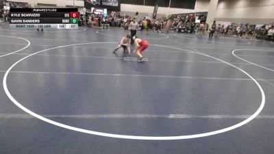 132 lbs Cons. Sub-rd Of 32 - Gavin Sanders, Big Game Wrestling Club vs Kyle Scavuzzo, Seasons Freestyle Club