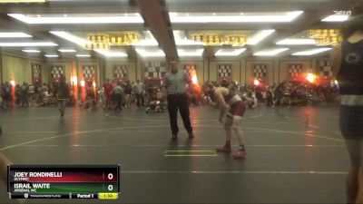 140 lbs Quarterfinal - Joey Rondinelli, Olympic vs Israil Waite, Arsenal WC