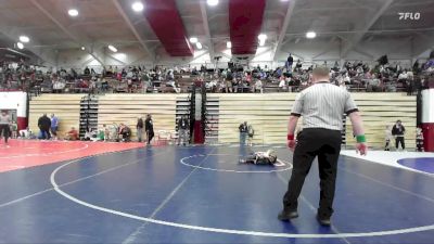 56 lbs Cons. Round 2 - Braxton Creekmore, SHELBYVILLE vs Beckett Pola, Midwest Xtreme Wrestling