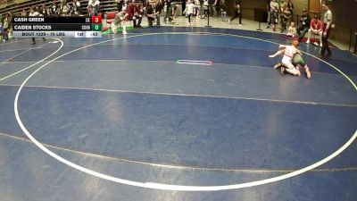 70 lbs Cons. Rd Of 16 - Caiden Stocks, Colorado Hammers vs Cash Green, East Idaho Elite