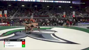 3A-160 lbs Champ. Round 1 - Collin Lindemann, Cody vs Bryce Hager, Torrington