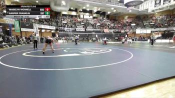 145 lbs Champ. Round 1 - Karper Franklin, Smith Center HS vs Madelyn Wonnell, Rossville Hs
