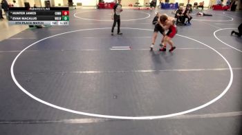 14U - 175 lbs 5th Place Match - Evan Macalus, White Bear Lake Wrestling vs Hunter James, Coon Rapids Mat Bandits Wrestling Club