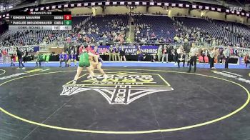 Girls-135 lbs Cons. Round 3 - Paiglee Moldenhauer, Atlanta Hs Girls vs Ginger Majurin, Kingsford Hs Girls