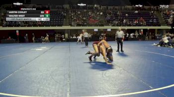 285 lbs 1st Place Match - Walter West, Luther vs Austin Cooley, Schreiner