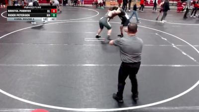 285 lbs Cons. Round 4 - Rider Petersen, Bonneville vs Bristol Fuentes, Declo