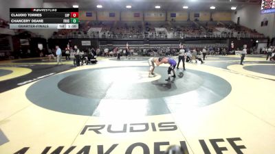 165 lbs Quarterfinal - Claudio Torres, Lake Highland Prep vs Chancery Deane, Father Ryan