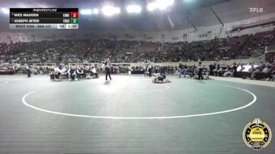 B6A-157 lbs Semifinal - Joseph Jeter, Edmond North vs Wes Madden, Edmond Memorial