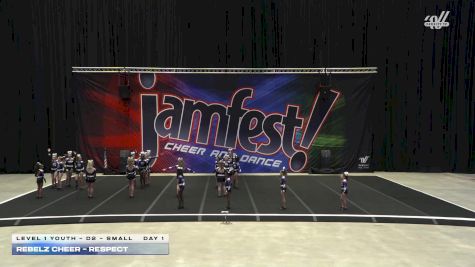 Rebelz Cheer - Respect [2025 L1 Youth - D2 - Small Day 1] 2025 JAMfest San Antonio Classic