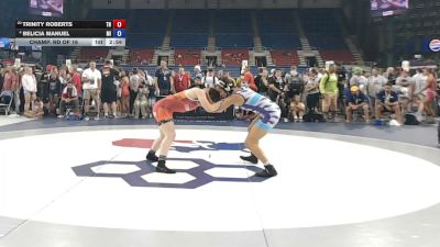 145 lbs Champ. Rd Of 16 - Trinity Roberts, Tennessee vs Belicia Manuel, Michigan