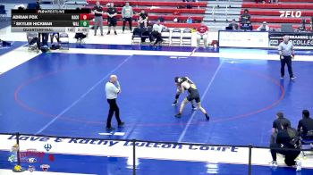 141 lbs Quarterfinal - Skyler Hickman, Washington & Lee vs Adrian Fox, Randolph