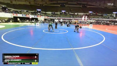 106 lbs Finals (2 Team) - Sarissa Tucker, Mountain View vs Aiden Dougherty, Cox