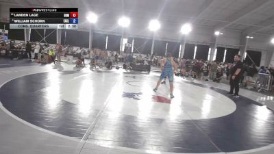 144 lbs Cons. Quarters - Landen Lage, Backyard Brawlers MW vs William Schork, Eagle Club