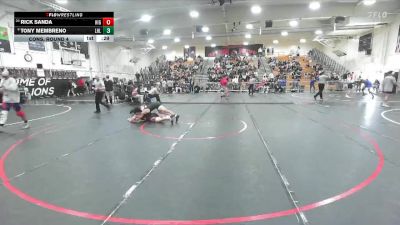 138 lbs Cons. Round 4 - Tony Membreno, Laguna Hills vs Rick Sanda, Highland