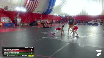 83-88 lbs Round 3 - Owen Dorshorst, Lodi vs Jackson Freeman, Wisconsin Rapids