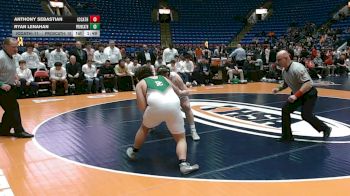 285 lbs Finals (8 Team) - Ryan Lenahan, New Lenox (Providence Catholic) vs Anthony Sebastian, Elmhurst (IC Catholic)