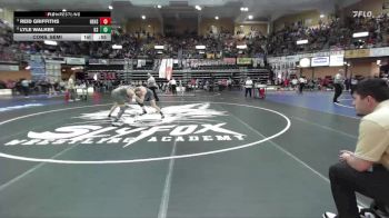 144 lbs Cons. Semi - Reid Griffiths, Herington Hs vs Lyle Walker, Fredonia Hs (Aaron Chard