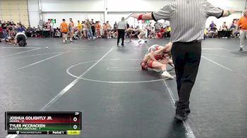 96 lbs Round 1 (8 Team) - Joshua Golightly Jr., Kraken vs Tyler McCracken, Black Fox Wrestling