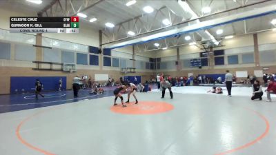 120lbs Cons. Round 4 - Gurnoor K. Gill, Blaine (Girls) vs Celeste Cruz, Othello (Girls)