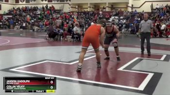 215 lbs Round 3 - Jaxson Kadolph, Roland-Story vs Collin Velky, Prairie, Cedar Rapids