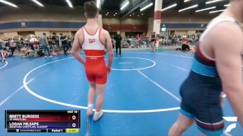 138 lbs Champ. Round 2 - Brett Burgess, 3F Wrestling vs Logan Milsaps, Boneyard Wrestling Academy