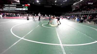 190 lbs Cons. Round 2 - Nicky Carabajal, Whitney vs Chalo Enriquez, Liberty Ranch