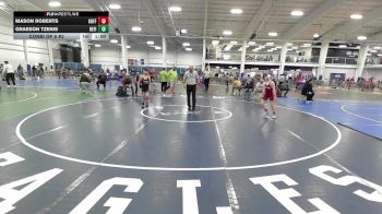 91 lbs Consi Of 8 #2 - Mason Roberts, Goffstown vs Graeson Tzenis, Refinery WC