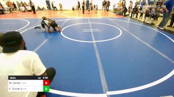 85 lbs Semifinal - Maximus Carter, R.A.W. vs Ej Turner Jr, Pin-King All Stars