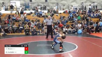 45 lbs Semifinal - Zachary Bosco, Central Valley vs Brayden Hunkele, Pine-Richland