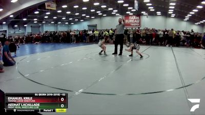 62 lbs Cons. Round 4 - Aednat Lacaillade, Front Royal Wrestling Club vs Emanuel Krile, Twisted Joker Wrestling