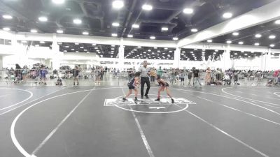 78 lbs Consolation - Angelina Ramirez, Mantanona TC vs Braylea Pomroy, Carlsbad Combat WC