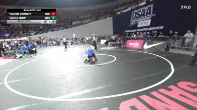 6A Boys 106 lbs Semifinal - Jacob Jump, Newberg Boys vs Caden Burnett, Sherwood Boys