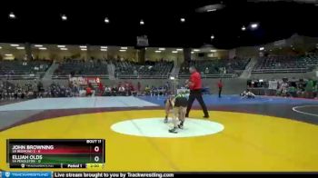 113 lbs Round 4 (6 Team) - Elijah Olds, 5A Pendleton vs John Browning, 5A Redmond 2