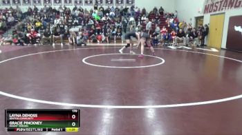 170 lbs Semifinal - Gracie Pinckney, Mount Vernon vs Layna DeMoss, Benton Community