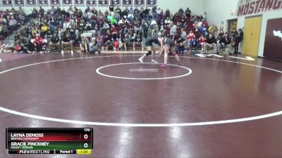 170 lbs Semifinal - Gracie Pinckney, Mount Vernon vs Layna DeMoss, Benton Community